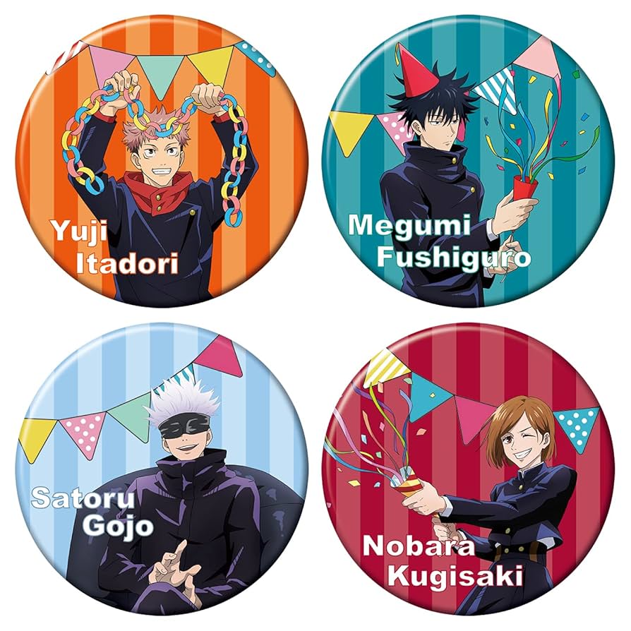 Amazon.co.jp: 呪術廻戦 缶バッジセット TaS 5周年記念イラスト